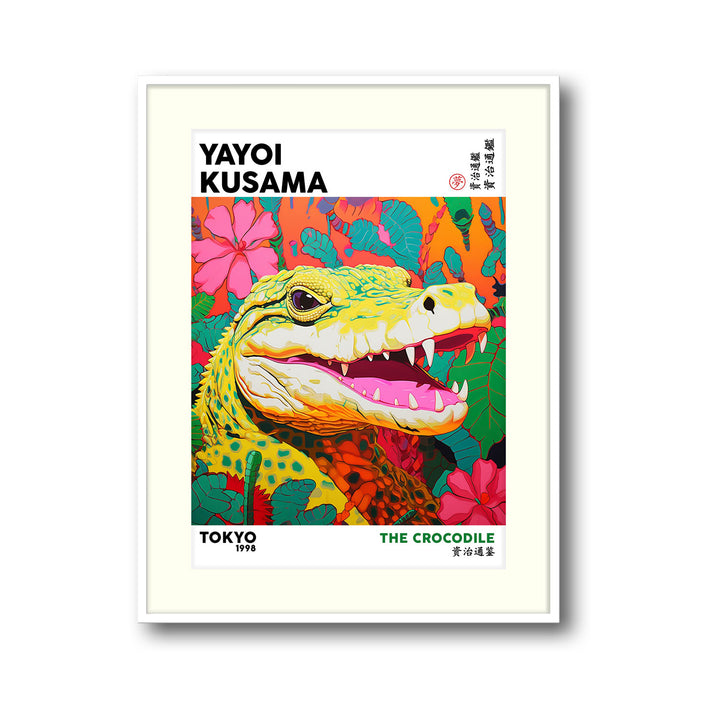 the-crocodile-yayoi-kusama canvas art - Shop art for home decor