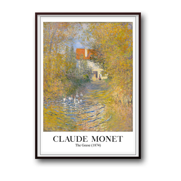 the-geese-1874-claude-monet canvas art - Shop art for home decor