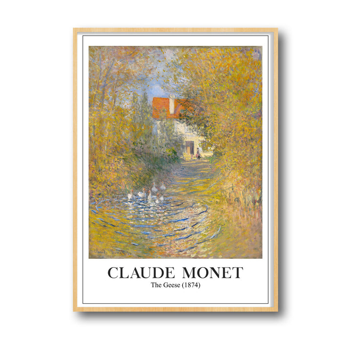 the-geese-1874-claude-monet canvas art - Shop art for home decor