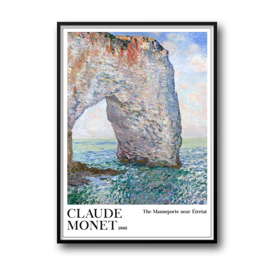 the-manneporte-near-etretat-1186-claude-monet canvas art - Shop art for home decor