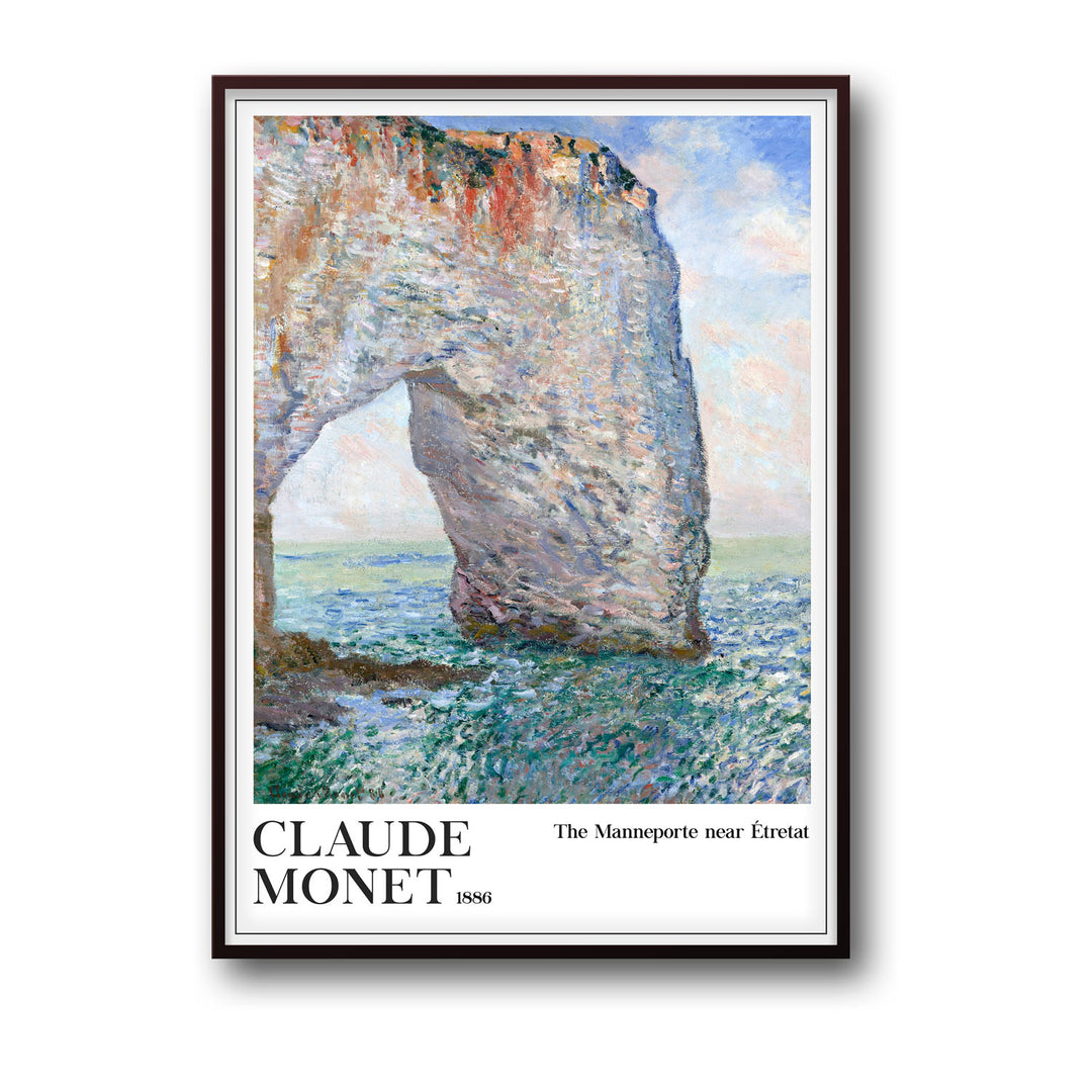 the-manneporte-near-etretat-1186-claude-monet canvas art - Shop art for home decor