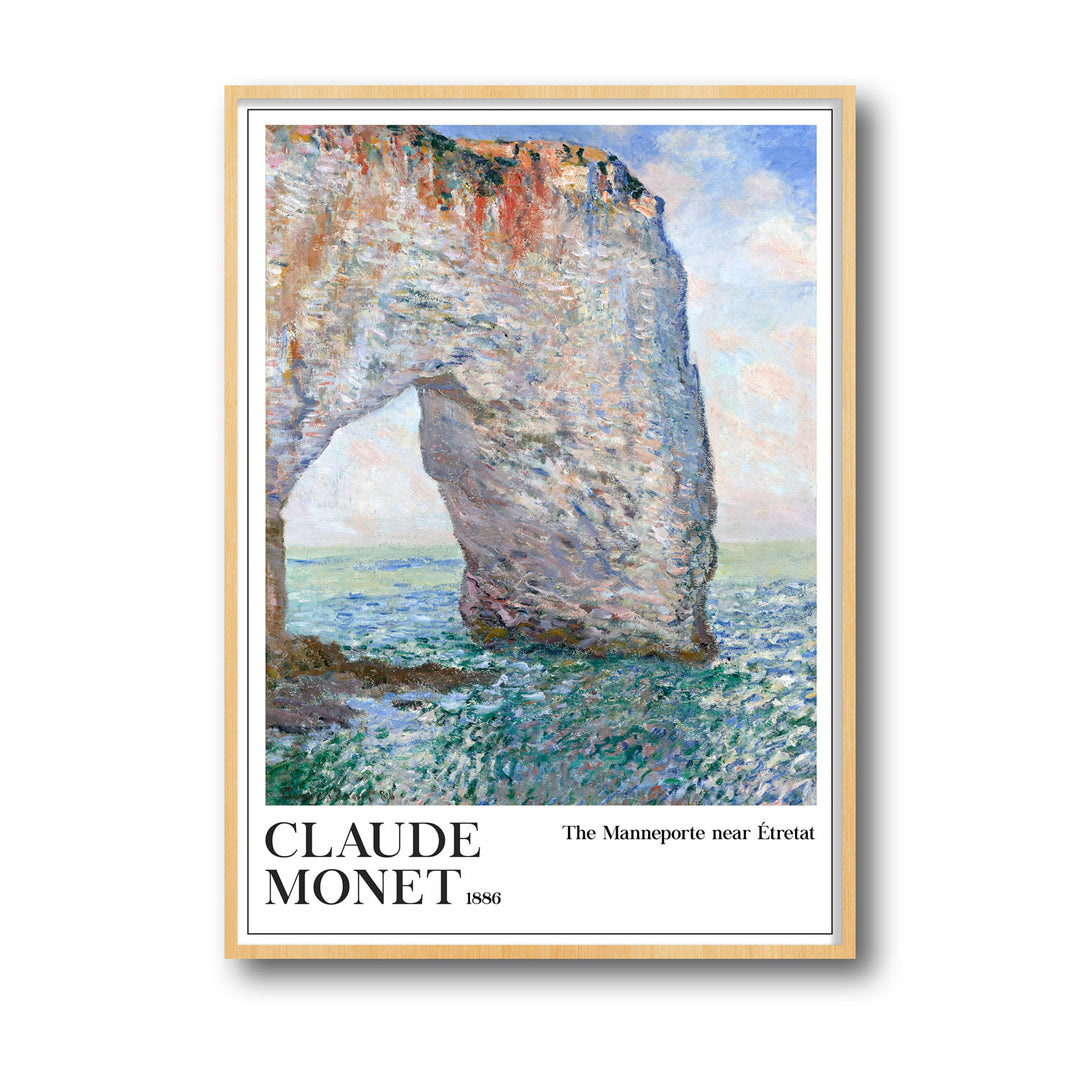 the-manneporte-near-etretat-1186-claude-monet canvas art - Shop art for home decor