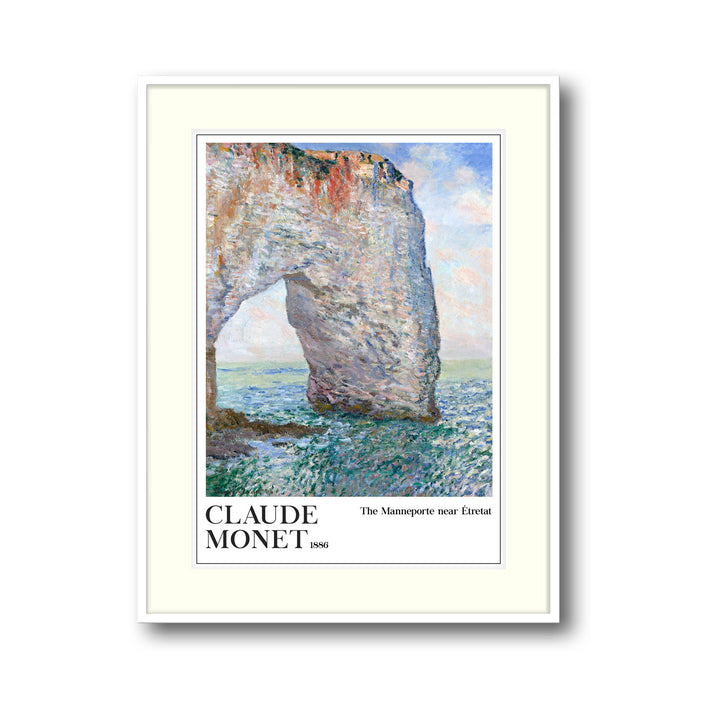 the-manneporte-near-etretat-1186-claude-monet canvas art - Shop art for home decor