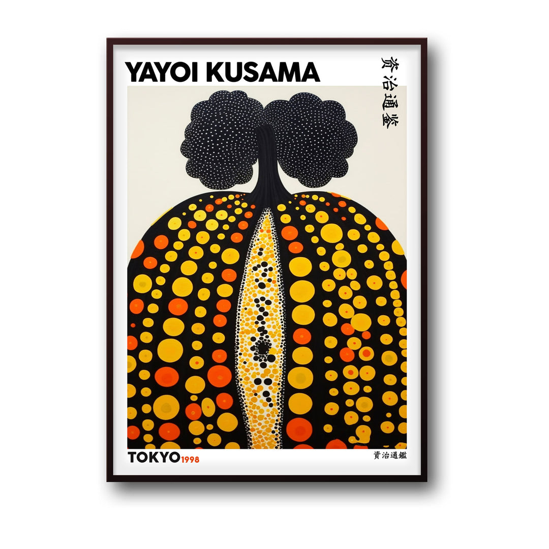 the-pumpkin-yayoi-kusama canvas art - Shop art for home decor