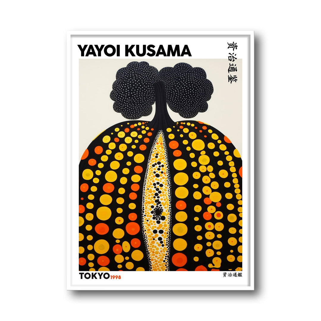 the-pumpkin-yayoi-kusama canvas art - Shop art for home decor