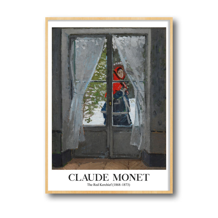 the-red-cape-madame-monet-claude-monet canvas art - Shop art for home decor