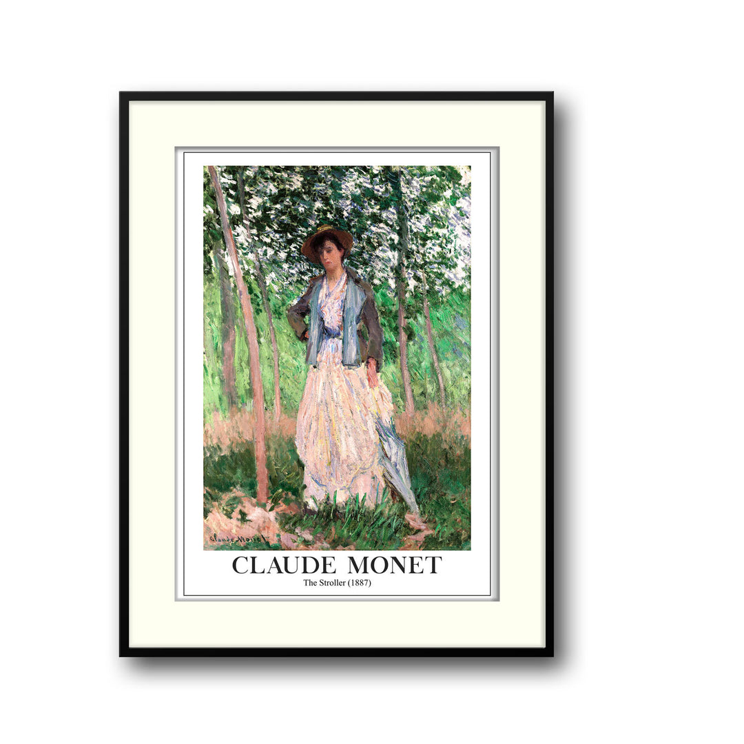 the-stroller-1887-claude-monet canvas art - Shop art for home decor