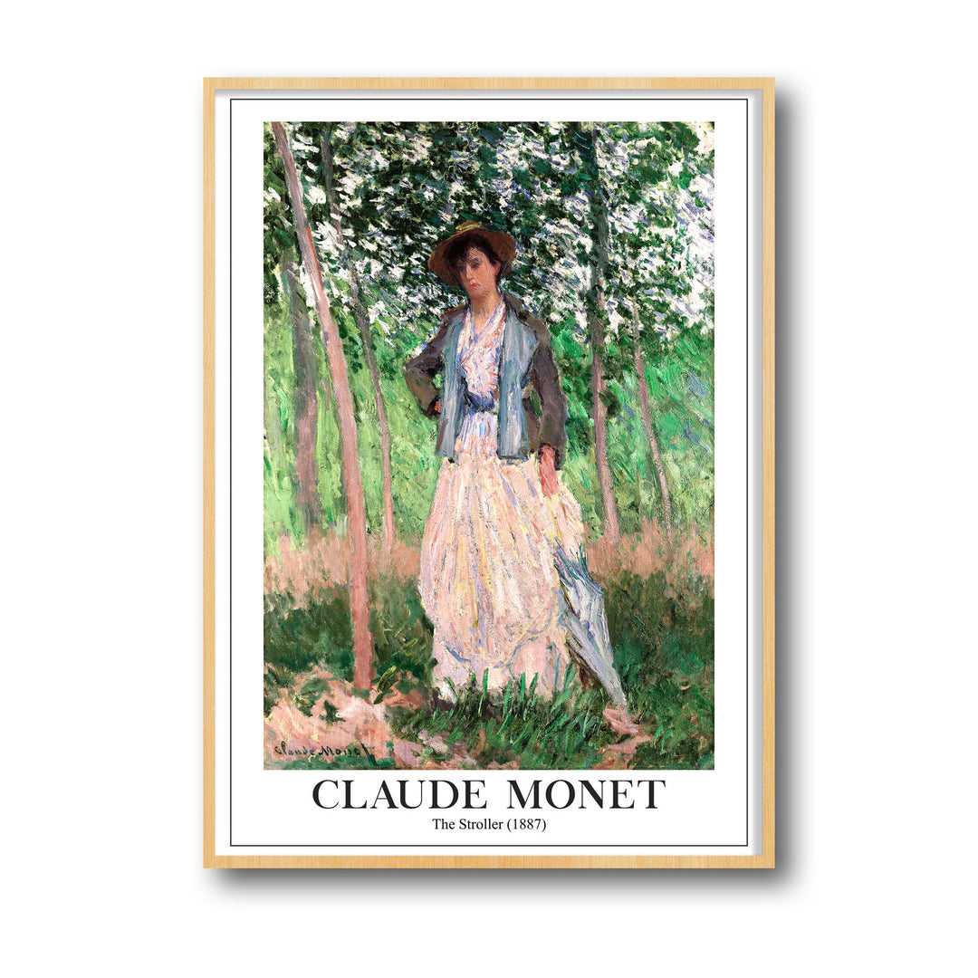 the-stroller-1887-claude-monet canvas art - Shop art for home decor