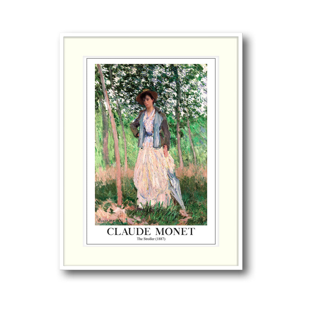 the-stroller-1887-claude-monet canvas art - Shop art for home decor