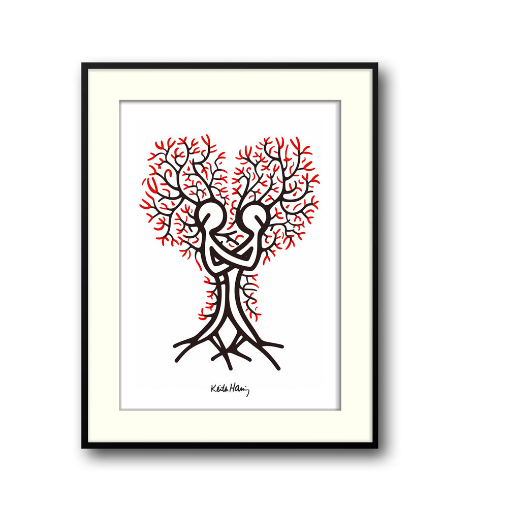 the-tree-of-love-keith-haring canvas art - Shop art for home decor