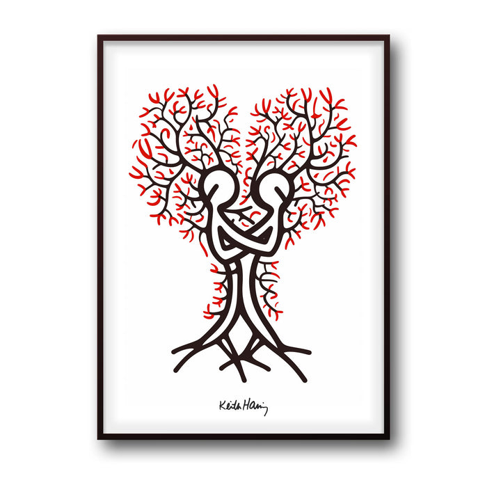 the-tree-of-love-keith-haring canvas art - Shop art for home decor