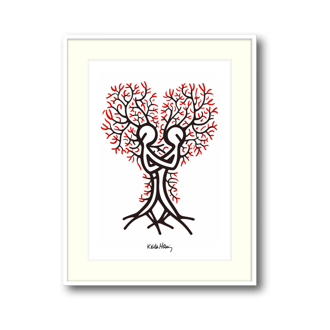 the-tree-of-love-keith-haring canvas art - Shop art for home decor