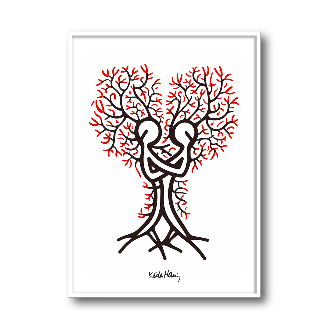 the-tree-of-love-keith-haring canvas art - Shop art for home decor