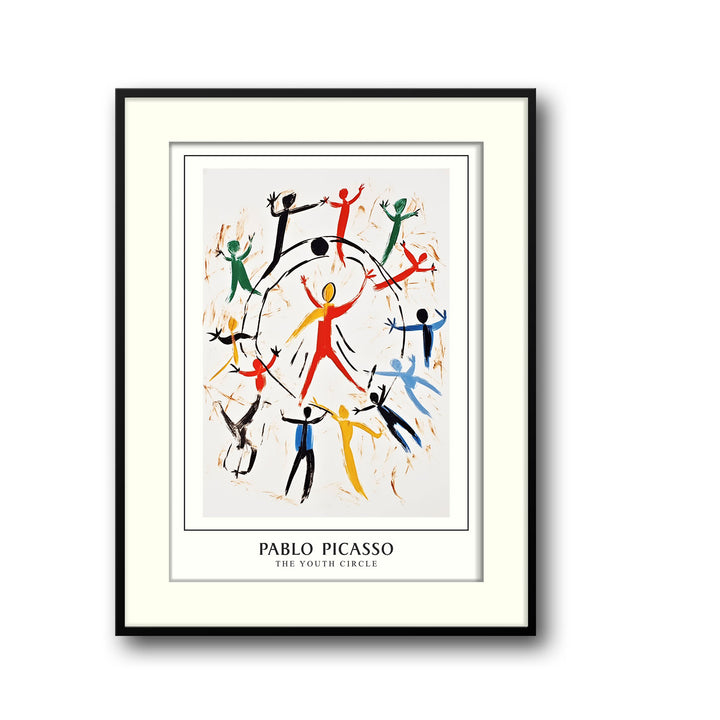 the-youth-circle-pablo-picasso canvas art - Shop art for home decor