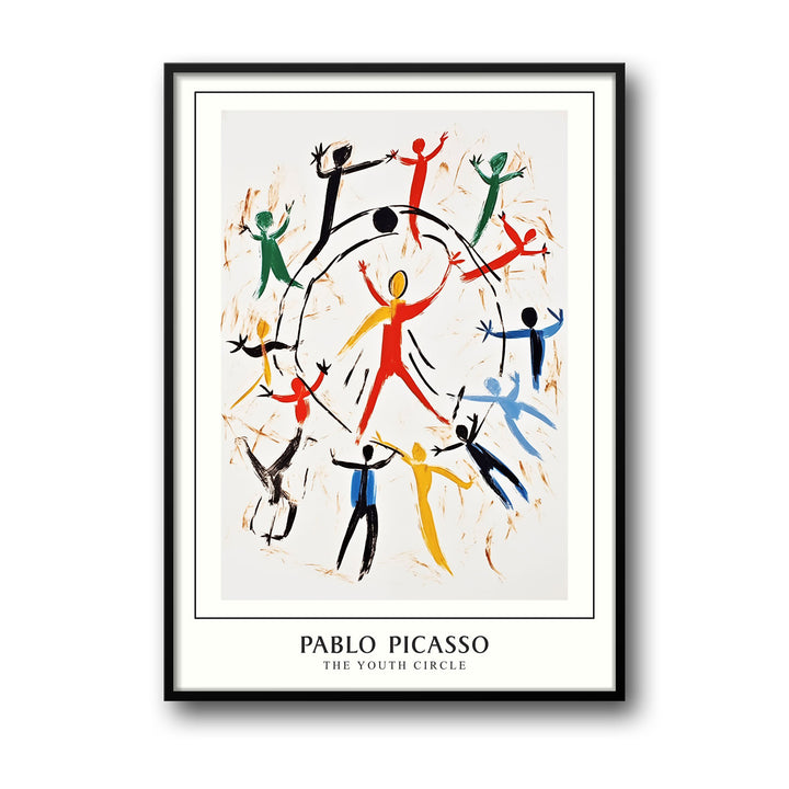 the-youth-circle-pablo-picasso canvas art - Shop art for home decor