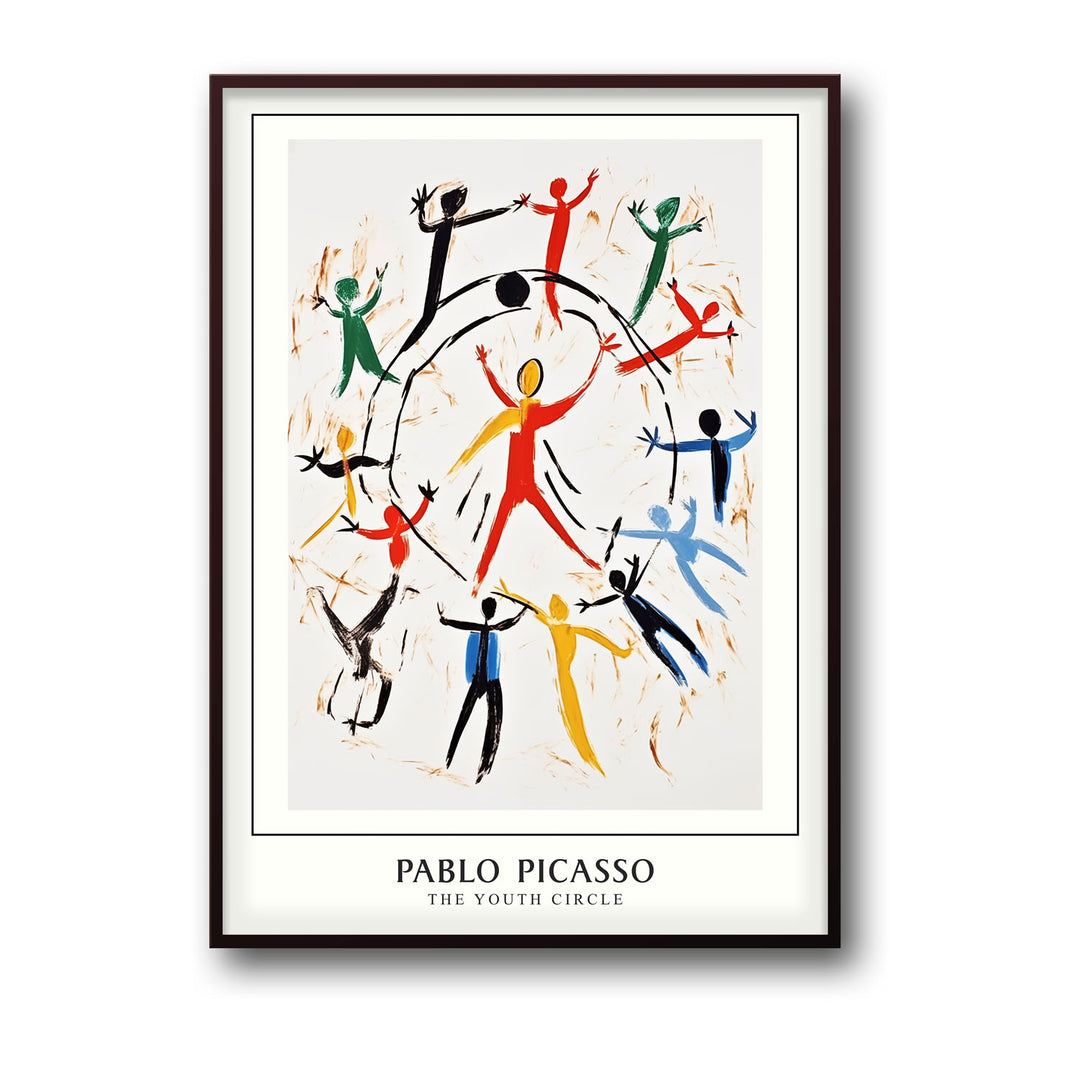 the-youth-circle-pablo-picasso canvas art - Shop art for home decor