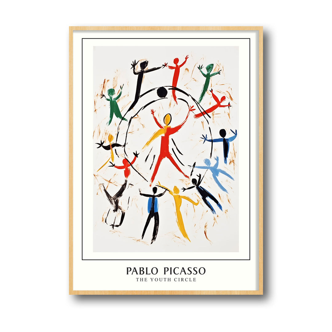 the-youth-circle-pablo-picasso canvas art - Shop art for home decor