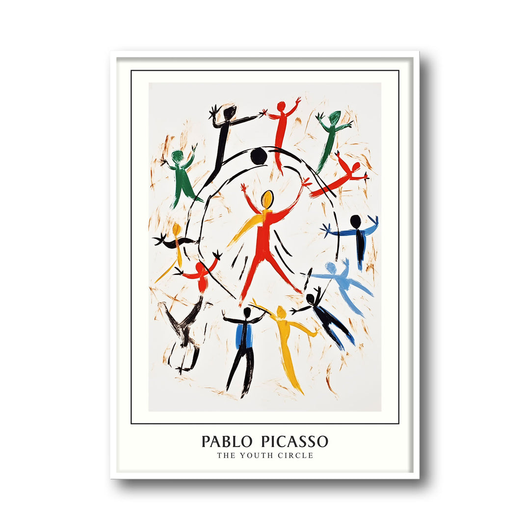 the-youth-circle-pablo-picasso canvas art - Shop art for home decor