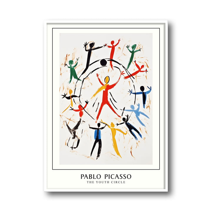 the-youth-circle-pablo-picasso canvas art - Shop art for home decor