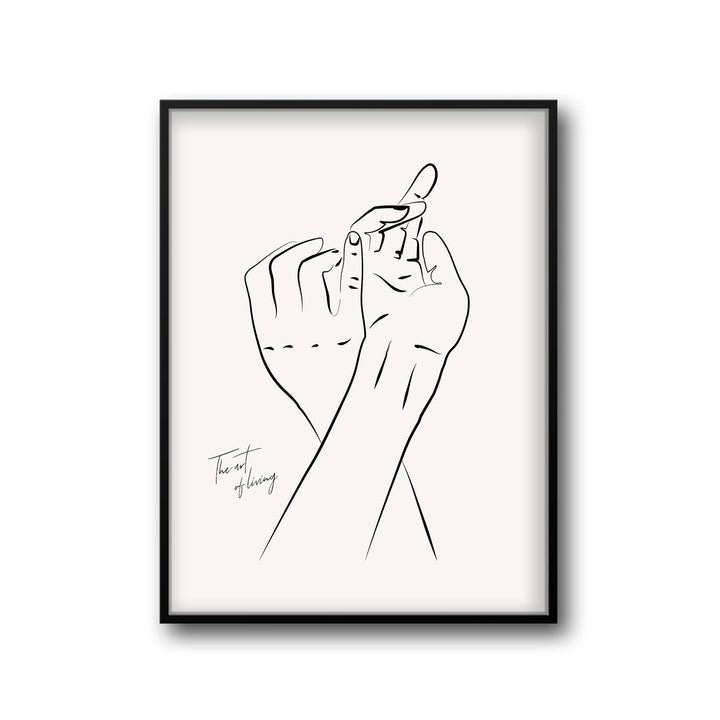 touch art print - High-quality canvas print from Raremango