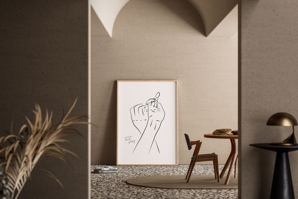 touch art print - High-quality canvas print from Raremango