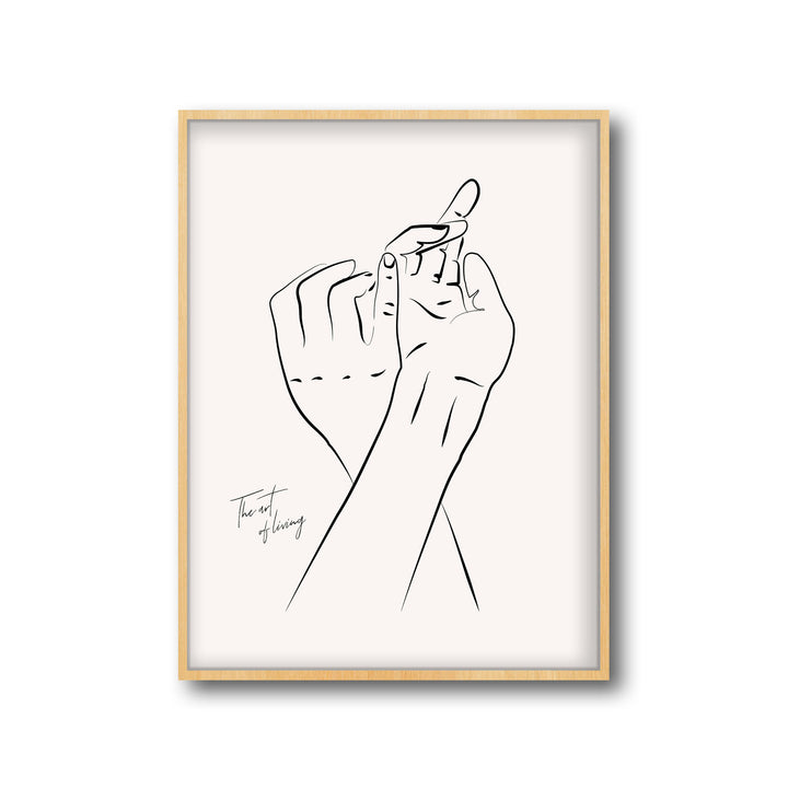 touch art print - High-quality canvas print from Raremango