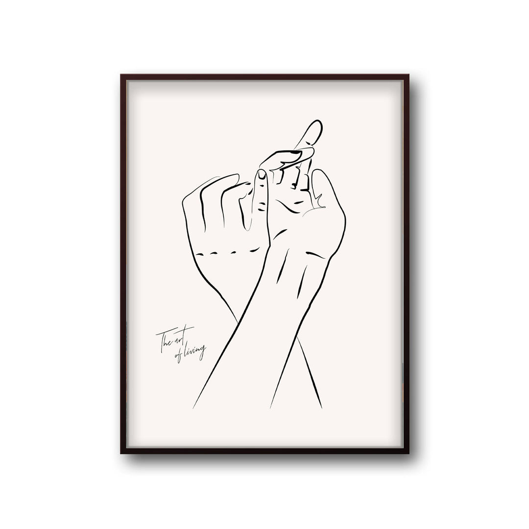 touch art print - High-quality canvas print from Raremango