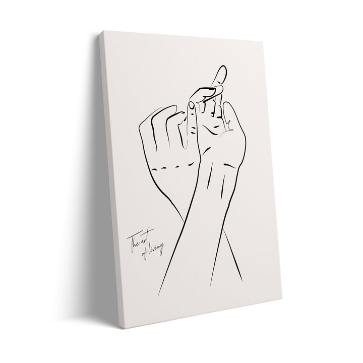 touch art print - High-quality canvas print from Raremango