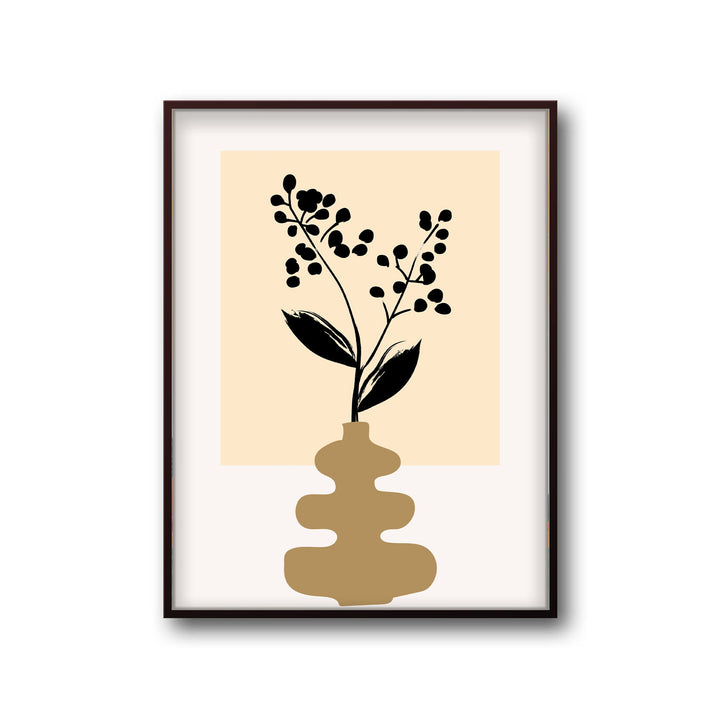 vase-floral art print - High-quality canvas print from Raremango