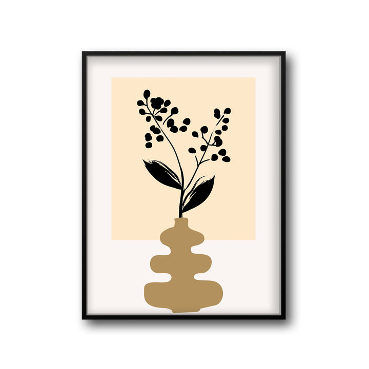 vase-floral art print - High-quality canvas print from Raremango