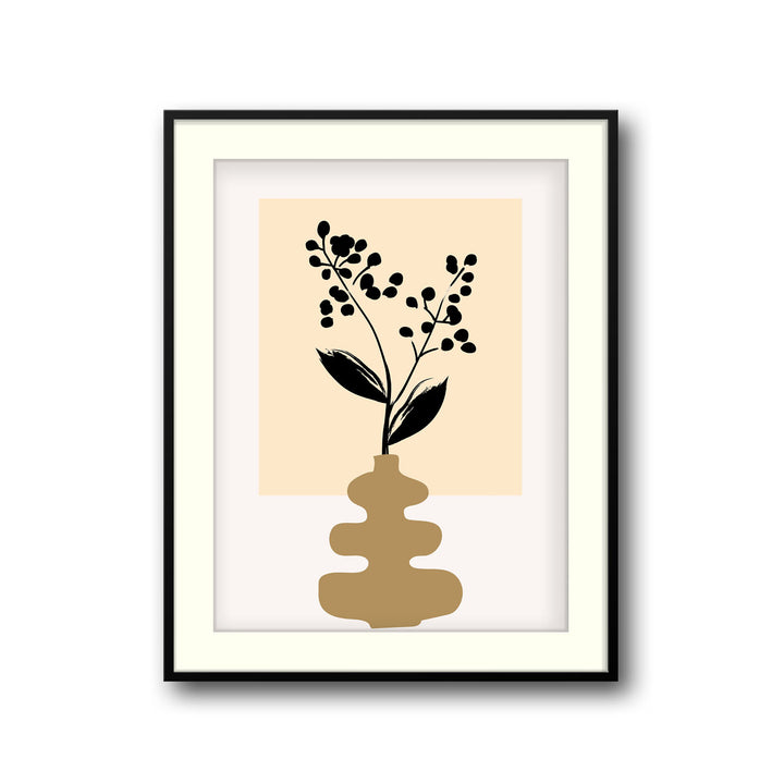 vase-floral art print - High-quality canvas print from Raremango