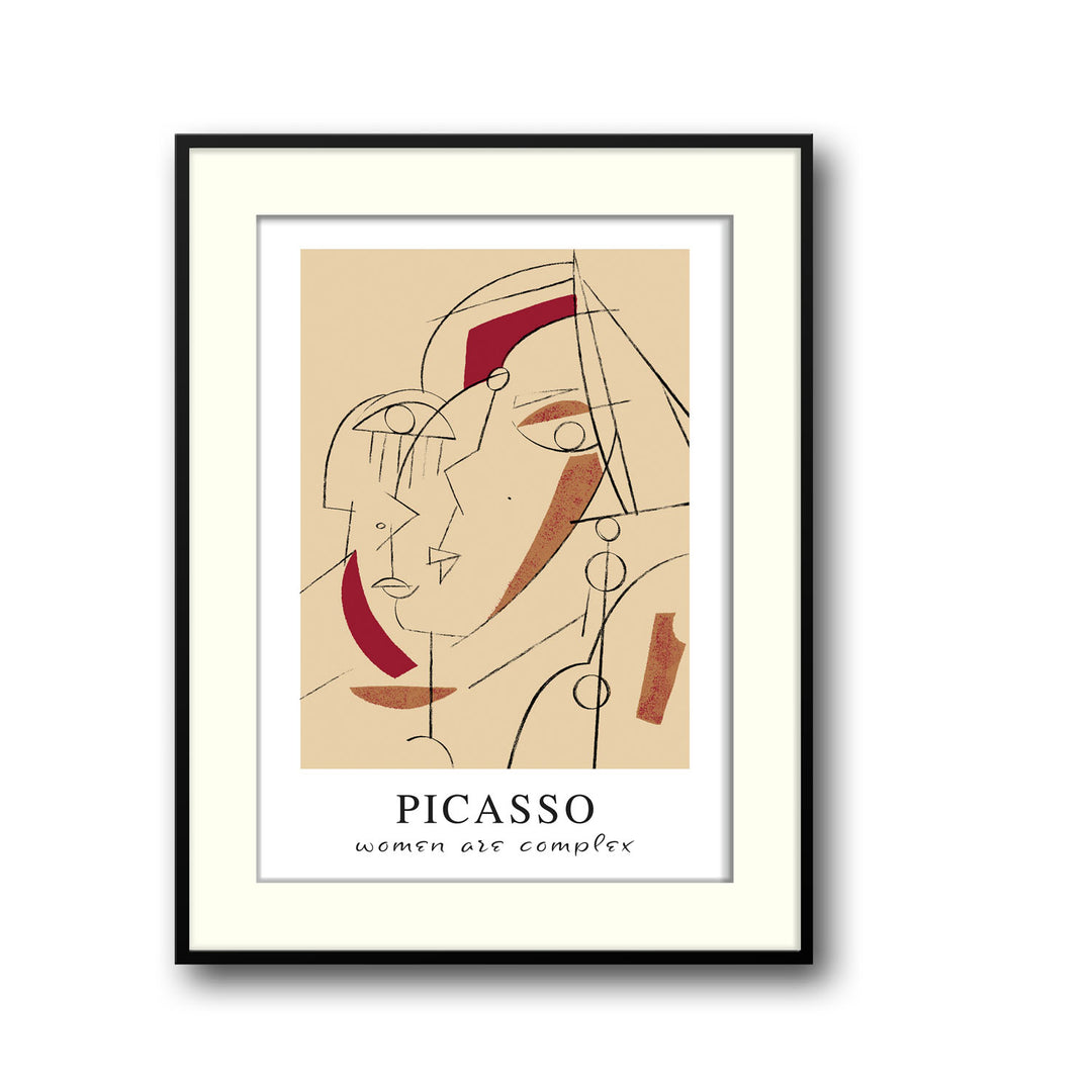 women-are-complex-pablo-picasso canvas art - Shop art for home decor