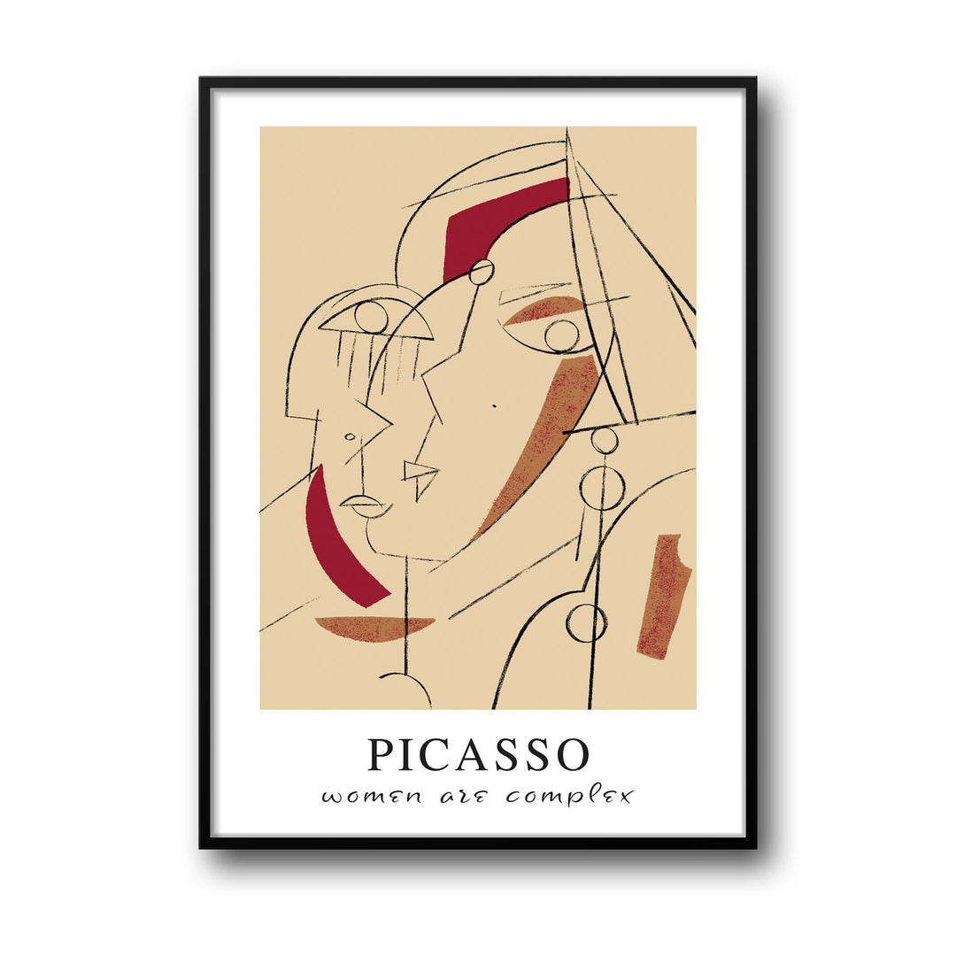 women-are-complex-pablo-picasso canvas art - Shop art for home decor