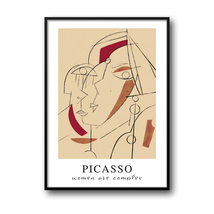 women-are-complex-pablo-picasso canvas art - Shop art for home decor