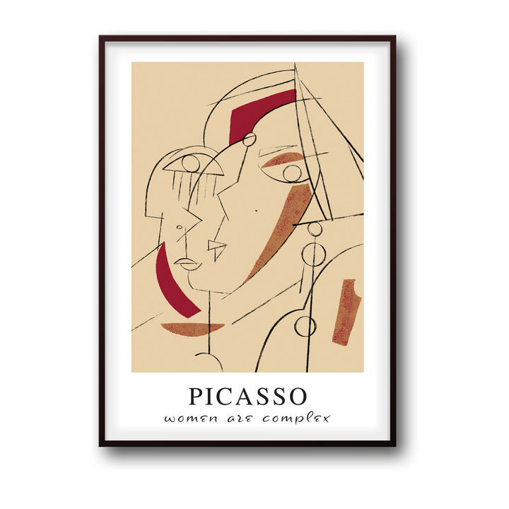 women-are-complex-pablo-picasso canvas art - Shop art for home decor