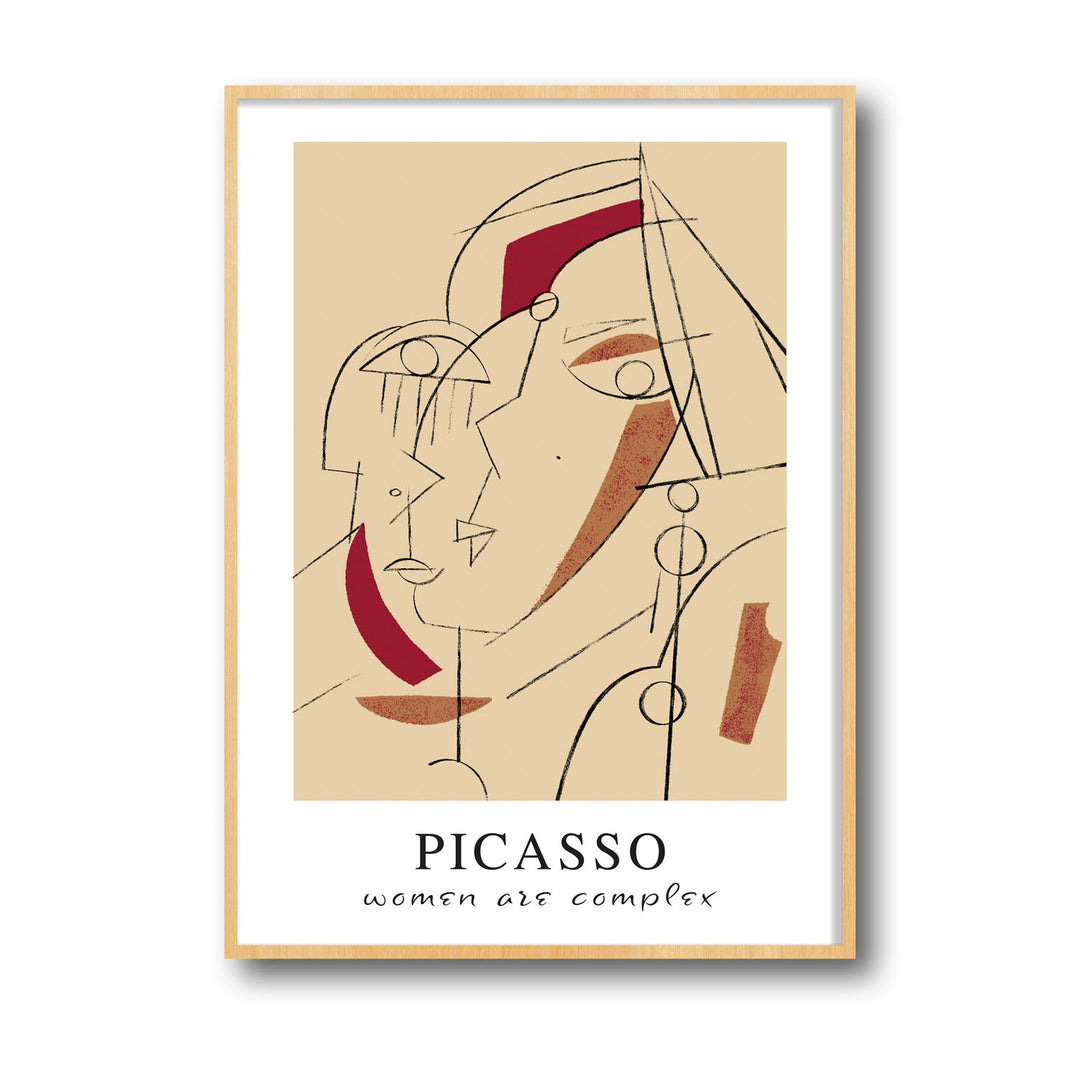 women-are-complex-pablo-picasso canvas art - Shop art for home decor