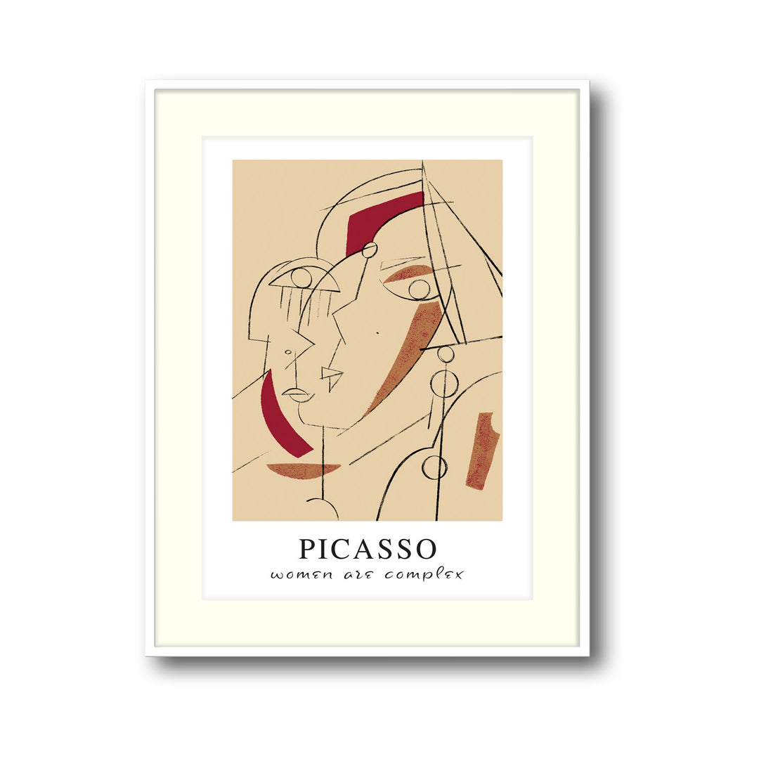 women-are-complex-pablo-picasso canvas art - Shop art for home decor