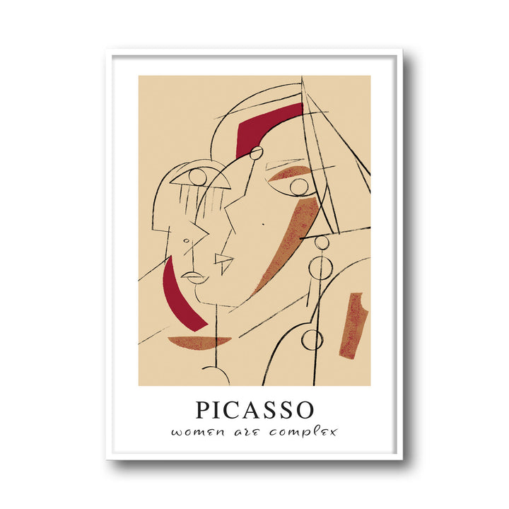 women-are-complex-pablo-picasso canvas art - Shop art for home decor