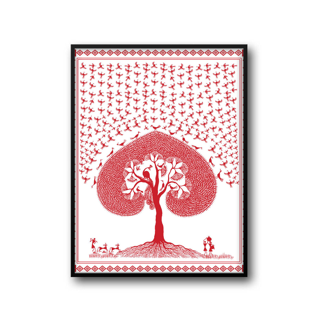 Natures Harmony - Warli Art