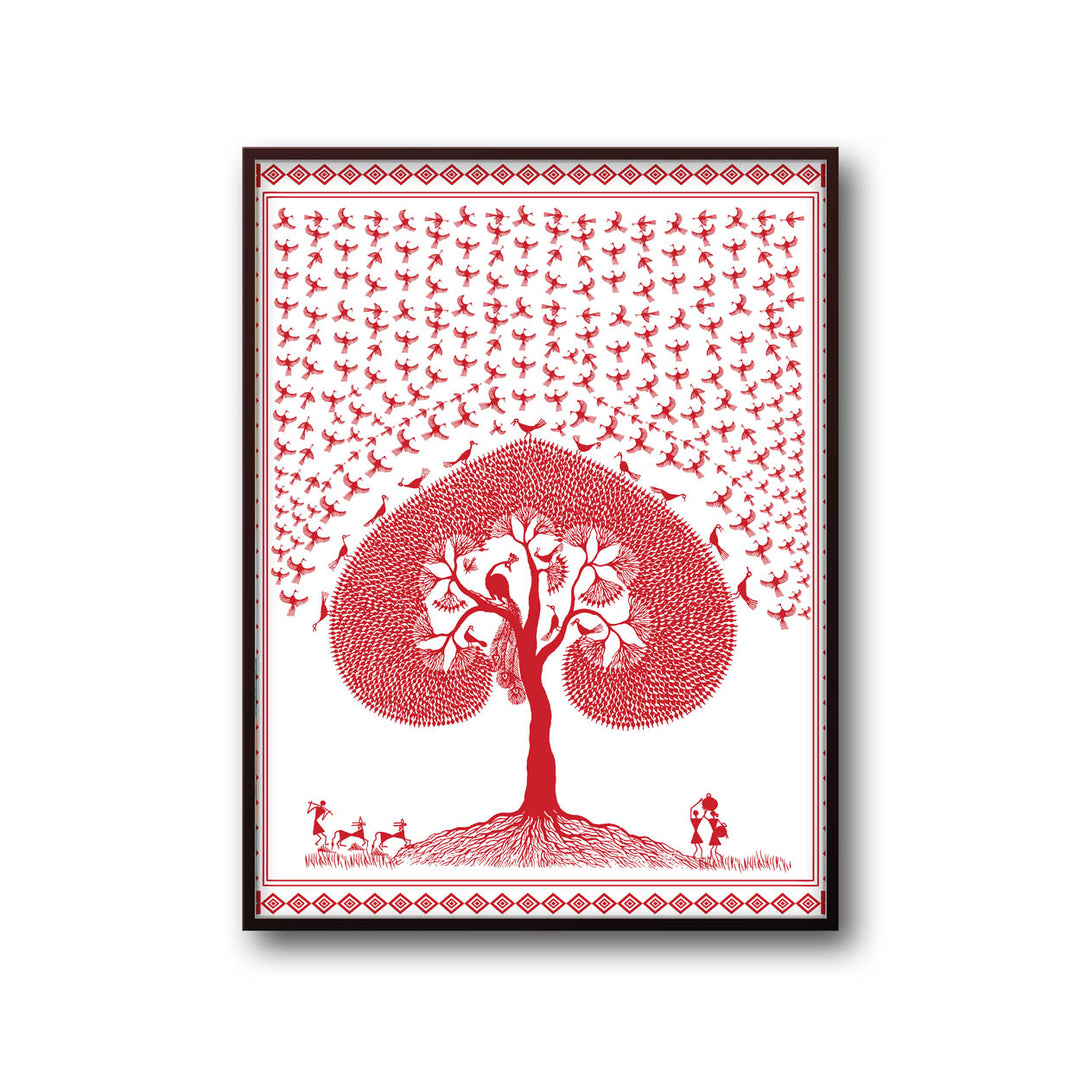 Natures Harmony - Warli Art