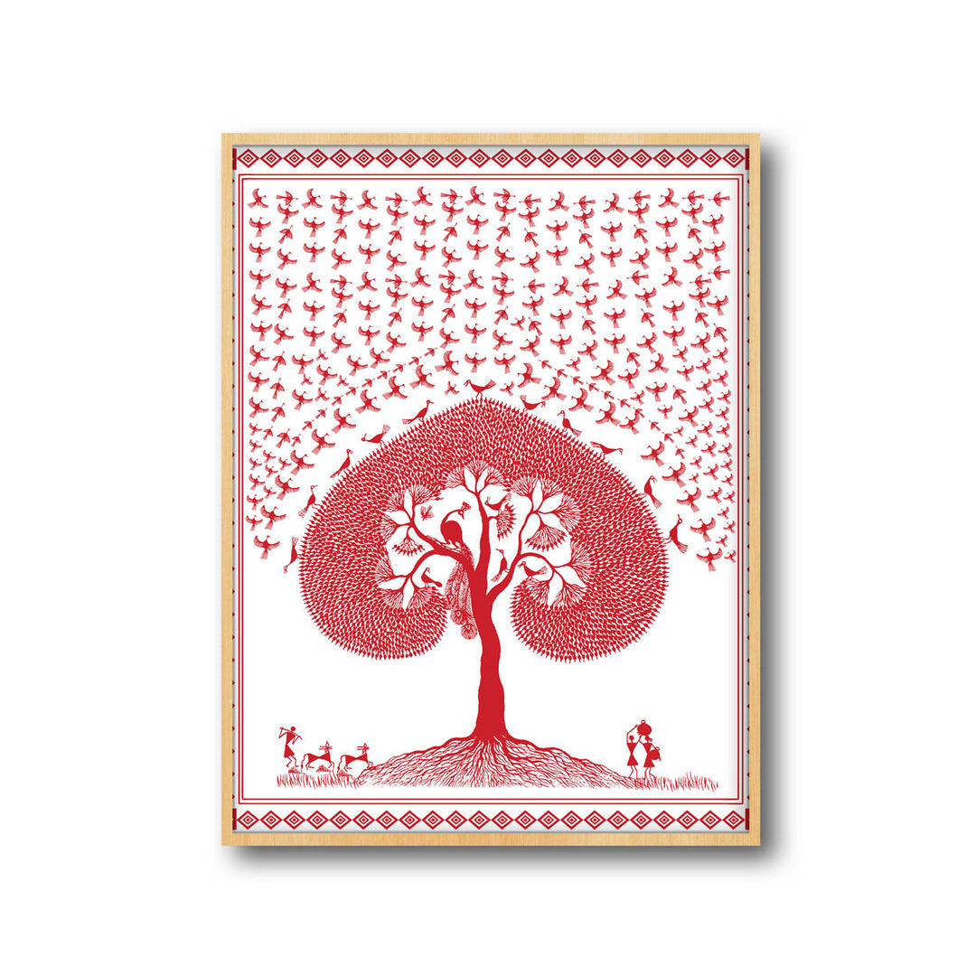 Natures Harmony - Warli Art