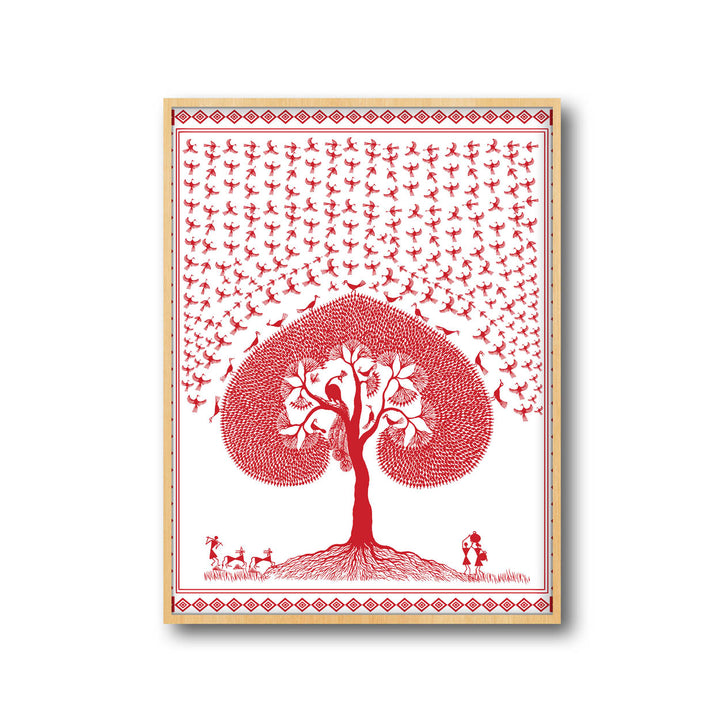 Natures Harmony - Warli Art