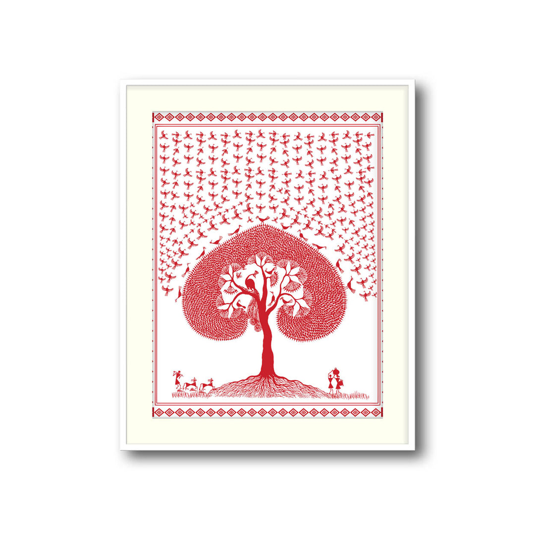 Natures Harmony - Warli Art