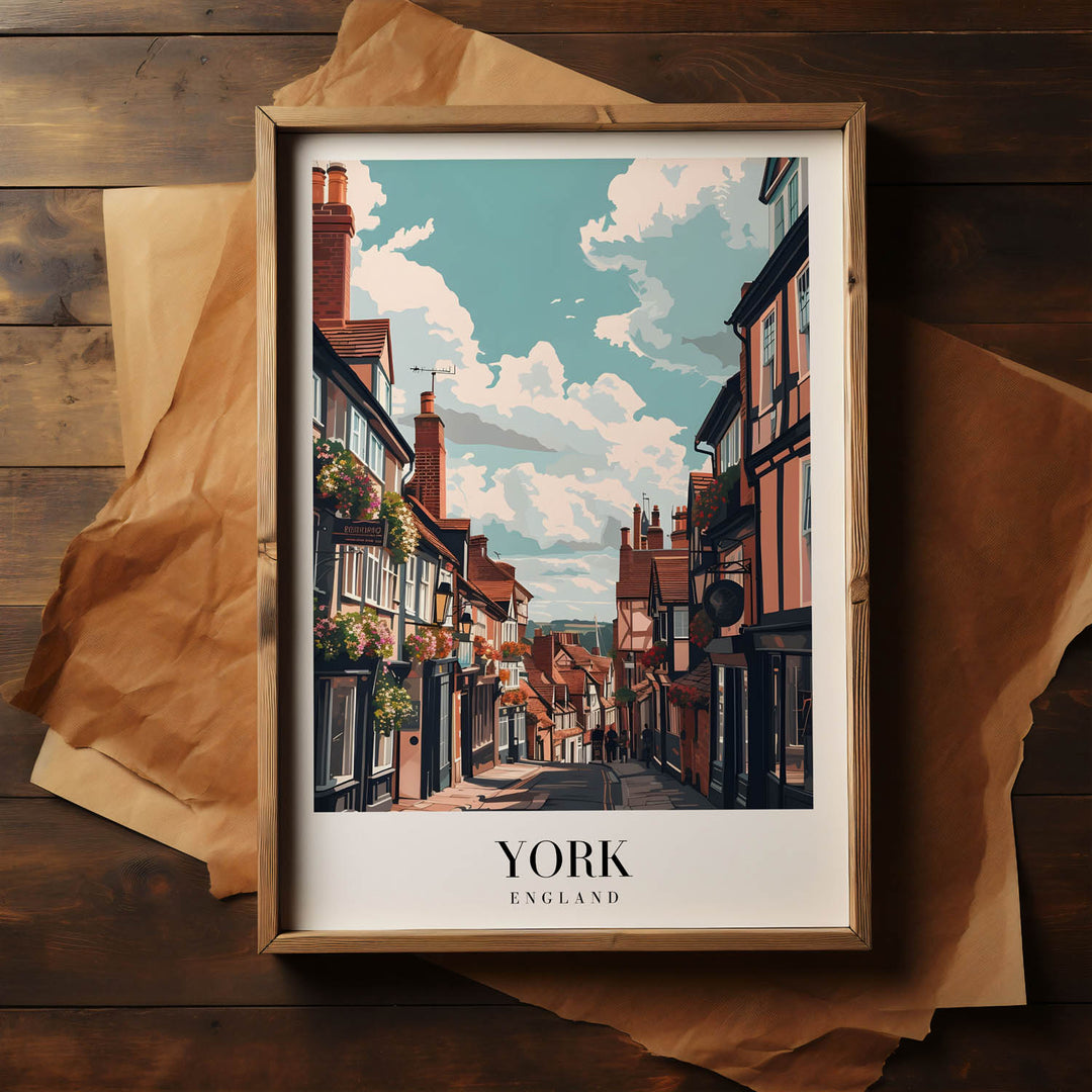 Streets of York - Cities Paintings