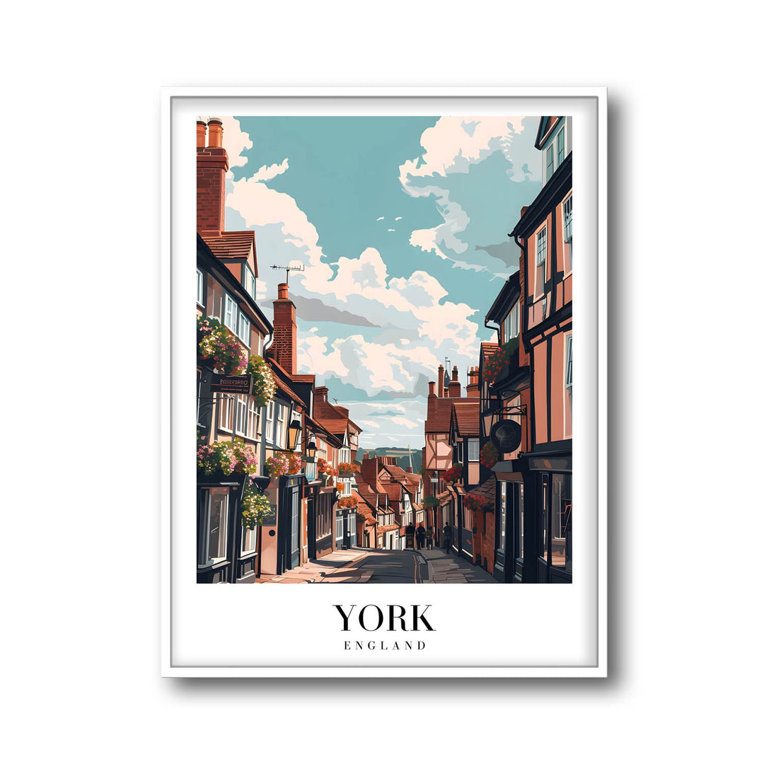 Streets of York - Cities Paintings