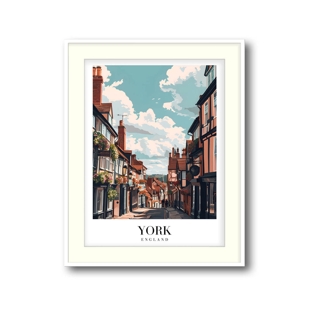 Streets of York - Cities Paintings