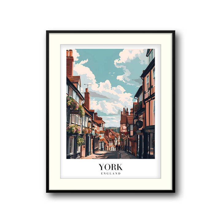 Streets of York - Cities Paintings