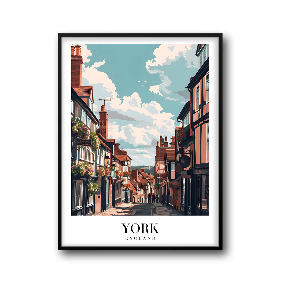 Streets of York - Cities Paintings