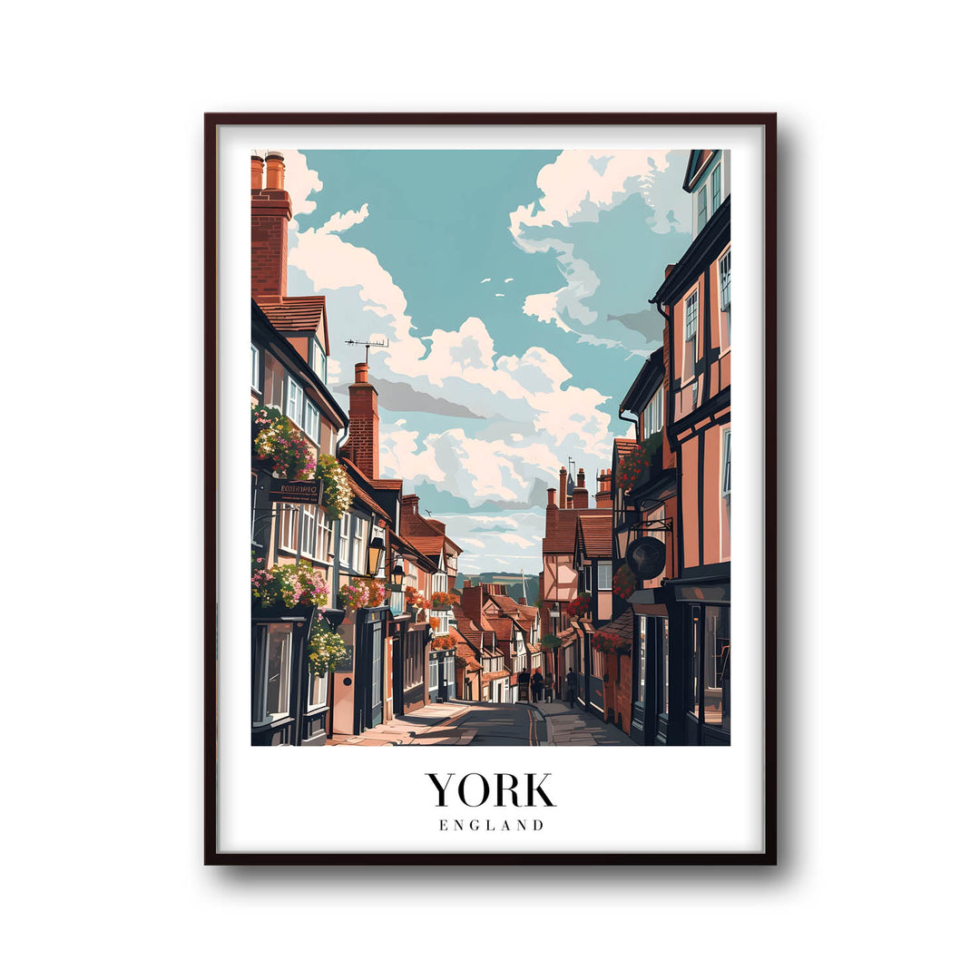 Streets of York - Cities Paintings