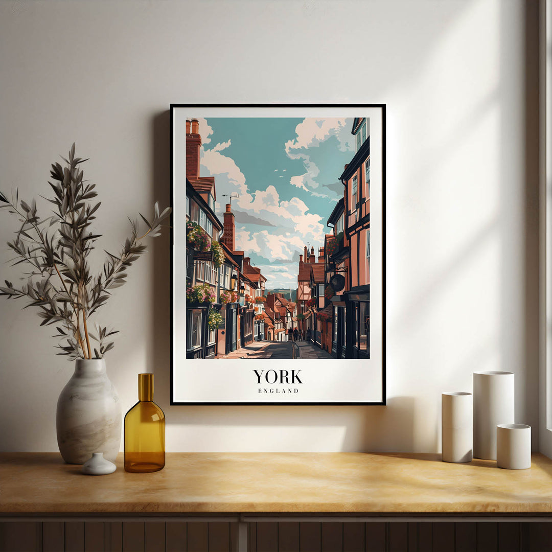 Streets of York - Cities Paintings